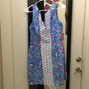 My Fans blue and pink Lilly for Target shift dress